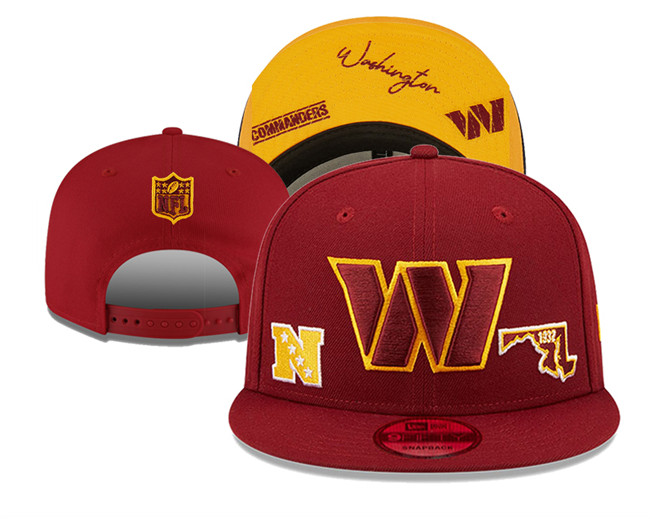 Washington Commanders Stitched Snapback Hats 077